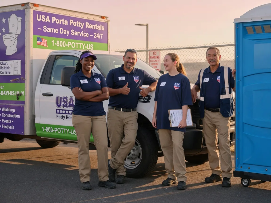 Porta Potty Rental company in Hampton, IL